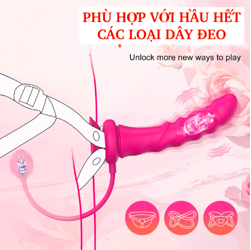 Dương Vật Giả Đeo Đùi Rung App Love Spouse Kích Thích Cho Les